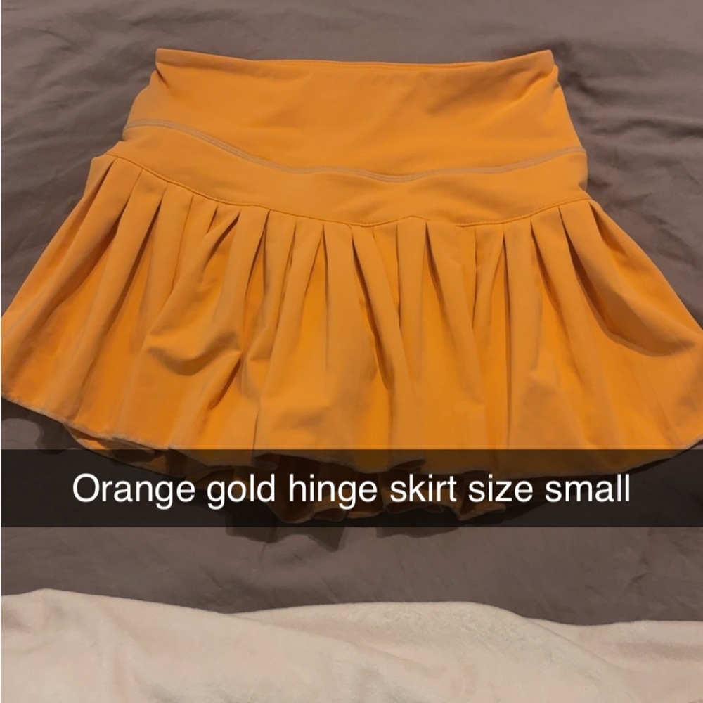 Women's Orange Skirt